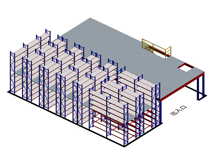 閣樓貨架平臺(tái)方案